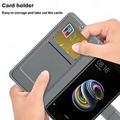 お買い得  その他のスマホケース-電話 ケース 用途 Pixel 8 バックカバー スタンド付き リストストラップ付き カード挿入口 レトロ風 TPU PUレザー
