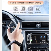 お買い得  カープレイアダプター-2-in-1 ワイヤレス CarPlay アダプター Android Auto ワイヤレス アダプター タイプ C/USB プラグ &amp;5GHz Wi-Fi CarPlay ワイヤレス アダプターを再生する