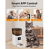 levne Misky a krmítka pro psy-Psi Kočky Domácí mazlíčci Automatický podavač / Mísa na krmení ABS + PC Skládací Snadná instalace Splittable Jednobarevné Bílá Mísy a krmení Domů Denní