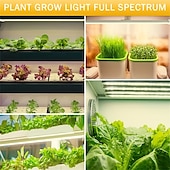 baratos Luz LED Ambiente-LED espectro completo planta crescer luz luz solar lâmpada de crescimento USB 5 V para plantas de interior gabinete estufa vegetal 1/2/4 peças (prateleira não incluída)