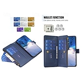 levne Pouzdra pro iPhone-telefon Carcasă Pro iPhone 16 Pro Max Plus iPhone 15 14 Pro Max Plus iPhone 14 13 12 11 Pro Max Plus iPhone 13 12 11 Pro Max Mini SE X XR XS Max 8 7 Plus Pouzdro na peněženku se stojánkem Zip s