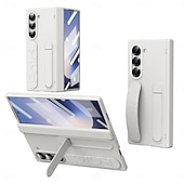 levne Pouzdra pro Samsung-Pouzdro na telefon pro Samsung Galaxy Z Fold 6 Z Fold 5 Z Fold 4 Z Fold 3 Zadní kryt s držákem s ochranou obrazovky plně ochranné retro Armor PC silikonové