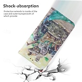 Χαμηλού Κόστους iPhone Θήκες-τηλέφωνο tok Για iPhone 16 Pro Max Plus iPhone 15 Pro Max Plus iPhone 14 13 12 11 Pro Max Plus Mini SE Θήκη κάρτας πορτοφολιού με βάση στήριξης Μαγνητική με λουράκι καρπού Γάτα Αρκούδα Ρετρό PU δέρμα