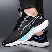 cheap Men&#039;s Sneakers-Men&#039;s Lightweight Breathable White Running Sneakers – Cushioning Athletic Shoes for Outdoor Sports and Fitness