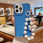 voordelige iPhone-hoesjes-telefoon hoesje Voor iPhone 16 Pro Max Plus iPhone 16 Pro Max iPhone 15 Pro Max Plus iPhone 15 14 Pro Max Plus iPhone 14 13 12 11 Pro Max Plus Achterkant met polsband Schokbestendig Retro TPU PC