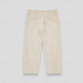 preiswerte Herren Elite-Hosen-Herren Hose Einfarbig Volle Länge Formell Hochzeit Outdoor Elegant Urlaub Weiß Beige Mikroelastisch