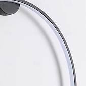 baratos Candeeiros de Parede de interior-luzes de parede led redondas para ambientes internos, arandelas de parede, luminárias de parede modernas, luminárias de parede circulares de meados do século, decoração de parede, ouro e preto 85-265v