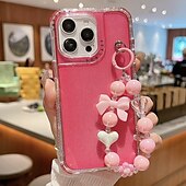 voordelige iPhone-hoesjes-telefoon hoesje Voor iPhone 16 Pro Max Plus iPhone 16 Pro Max iPhone 15 Pro Max Plus iPhone 15 14 Pro Max Plus iPhone 14 13 12 11 Pro Max Plus Achterkant met polsband Schokbestendig Retro TPU PC
