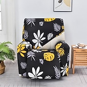 cheap Recliner Chair Cover-Stretch Floral Recliner Covers Non-slip Massage Lazy Boy Sofa Cover All-inclusive Single Seat Couch Cover Armchair Covers