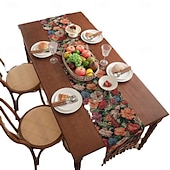 cheap Tablecloth-Tablecloth Decorative and Durable Table Cover Ideal for Dining and Kitchen Tables Perfect for Everyday Use or Special Occasions