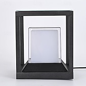 baratos luzes de parede ao ar livre-luz de parede externa led branco quente 26cm quadrado jardim poste luz pilar poste lanterna decoração lâmpada e26/e27 para piscina 110-240v