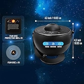 cheap Party Supplies-1pc 13-in-1 Multi-Functional Star Projector Night Light, Galaxy Planetarium Projector with Aurora Effect for Bedroom