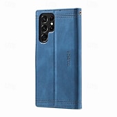levne Pouzdra pro Samsung-telefon Carcasă Pro S23 Ultra Plus S23 S22 S22 Plus Ultra S21 FE A54 A34 A14 A73 A53 A33 A23 A13 A72 A52 A32 A22 A12 A71 A51 A31 S20 Plus Pouzdro na peněženku se stojánkem s poutkem na zápěstí Slot