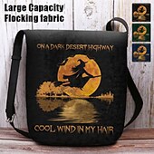 olcso Keresztpántos táskák-női halloween boszorkány mintás crossbody táska - kísérteties témájú válltáska halloween szerelmeseinek