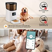 levne Misky a krmítka pro psy-Psi Kočky Domácí mazlíčci Automatický podavač / Mísa na krmení ABS + PC Skládací Snadná instalace Splittable Jednobarevné Bílá Mísy a krmení Domů Denní