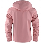 cheap Men&#039;s Jackets &amp; Coats-Men&#039;s Winter Jacket Sport Coat Raincoat Hiking Jacket Outdoor Camping &amp; Hiking Waterproof Windbreaker Zipper Pocket Fall Winter Solid Color Fashion Streetwear Hooded Regular Dark Red Yellow Light