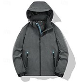 levne Nepromokavé bundy-Pánské Polar Dağcı Montu Zima Venkovní Voděodolný Teplý Yumuşak Pohodlné Fleecové bundy Celý Zip Kempování a turistika cestování Zimní sporty Modrá Šedá