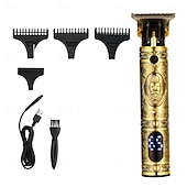cheap Shaving &amp; Hair Removal-USB Rechargeable Baldheaded Hair Clipper Electric Hair Trimmer Cordless Shaver Trimmer Men Barber Hair Cutting Machine