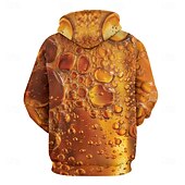abordables Patrón 3D-Hombre Graphic Cerveza Oktoberfest Sudadera Sudaderas Sudadera Manga Larga Sudadera con capucha Con Capucha Vacaciones Impresión 3D Vacaciones Deporte Noche Amarillo Estampado Invierno Primavera