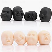 cheap Stress Relievers-Vent Ball Squishy Squeeze Toy - Relieve Stress and Anxiety with Fun Emotion Faces - Novelty Antistress Adult Gift with Box, Fidget Toy for Emotional Well-being