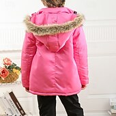 παιδικό πουπουλένιο μπουφάν για κορίτσια απλό streetwear τσέπης διακοπών βαμβακερό παλτό πανωφόρι 4-12 ετών φθινοπωρινό μαύρο ροζ σκονισμένο τριαντάφυλλο Χαμηλού Κόστους Μπουφάν κοριτσιών με πούπουλα και παρκά-παιδικό πουπουλένιο μπουφάν για κορίτσια απλό streetwear τσέπης διακοπών βαμβακερό παλτό πανωφόρι 4-12 ετών φθινοπωρινό μαύρο ροζ σκονισμένο τριαντάφυλλο