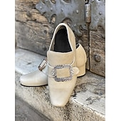 abordables Calzado-Rococó Barroco Victoriano Zapatos Hombre Víspera de Todos los Santos Carnaval Mascarada Rendimiento Fiesta / Noche Mascarada Adulto Zapatos