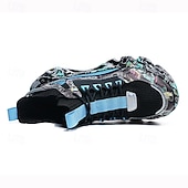 economico Sneakers Casual-sneakers alte da uomo con motivo graffiti – scarpe sportive streetwear colorate con chiusura con lacci, tomaia in mesh traspirante per abbigliamento casual e sportivo