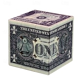baratos Brinquedos Criativos &amp; Pegadinhas-1pc cubo mágico infinito - desafie seu cérebro com cubo de velocidade, padrão de moeda de um dólar, diversão de quebra-cabeça sem fim para adolescentes e adultos, melhora as habilidades de resolução