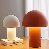 お買い得  ベッドサイドランプ-LED テーブルランプ 温白色 電球付き 20/28cm モダン装飾 金属製 マッシュルーム テーブルランプ ナイトライト ベッドサイドランプ クリエイティブデザイン E27 デスクランプ 寝室 リビングルーム ホテル カフェ 110-240V