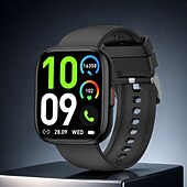 Χαμηλού Κόστους Smartwatch-νέο έξυπνο ρολόι 1,85 ιντσών πλήρης οθόνη αφής παρακολούθησης δραστηριότητας με λειτουργίες κλήσεων και μηνυμάτων βηματόμετρο πολλαπλών αθλητικών λειτουργιών ανθεκτικό συμβατό με συσκευές iOS/android