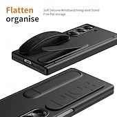 Недорогие Чехлы для Samsung-Чехол для телефона Samsung Galaxy Z Fold 6 с подставкой и защитой экрана защита всей поверхности ретро броня PC силикон
