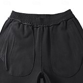 baratos Calças Desportivas-Homens Calças de lã Calças Esportivas Corredor Calças Calça casual Com Cordão Cintura elástica Tecido Prova-de-Água Conforto Comprimento total Ao ar livre Casual Diário Esportes Moda Preto Verde