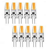 ieftine Lumini LED Bi-pin-10 buc led g4 bi-pin becuri 2w lumină de înaltă eficiență, fără pâlpâire pentru candelabru de cristal, pandantiv, bucătărie, studiu, toaletă
