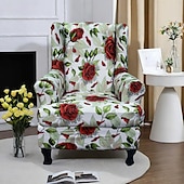 economico COPERTURA PRODURA E COPERCHIO SENZA ARGINE-fodera per poltrona con schienale alto floreale, elegante ed elastica, protezione per mobili resistente, perfetta per aggiungere un tocco di eleganza all&#039;arredamento della tua casa