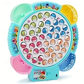 ieftine Gags și jucării practice de glumă-jucării de pescuit, cârlig spin electric cu muzică, modele de mărime opționale, albastru și roz, jucării și cadouri pentru copii, autocolante drăguțe, cadouri practice pentru ziua de naștere și de