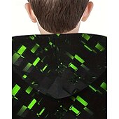billiga Pojkens 3D Vision &amp; Geometri-Pojkar 3D Grafisk Geometrisk Huvtröja Långärmad Vår Höst Mode Streetwear Barn 4-12 år Huva Utomhus Ledigt Dagligen Normal