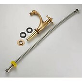 cheap Bathroom Sink Faucets-Bathroom Sink Faucet Antique Brass Single Handle One Hole Centerset Mount Lavatory Bathroom Vanity Faucet
