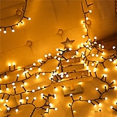 billige Elektrisk støpsel-vanntette led fe string lights 5m/10m julelys dc31v eu/us/au/uk plug led string lights for outdoor  &amp; innendørs innredning