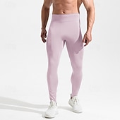 preiswerte Laufhosen &amp; Leggings-Herren Laufhosen Kompressionsstrumpfhosen Tasche Elastischer Bund Leggings Innen Outdoor Sport &amp; Outdoor Frühling Herbst Spandex Schnelltrocknend Leicht Weich Marathon Training Gehen Figurbetonter
