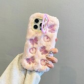 お買い得  iPhone用ケース-電話 ケース 用途 iPhone 15 プロマックスプラス iPhone 15 Pro Max iPhone 14 13 12 Pro Max Plus iPhone 14 Pro Max iPhone 13 Pro Max iPhone 12 Pro Max iPhone 11 Pro Max バックカバー スタンド付き 耐衝撃 レトロ風 TPU プラッシュ