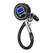 voordelige Opblaasbare pomp-auto motorfiets busje 0-200psi digitale lcd band bandenpomp drukmeter tester drukmeter digitale bandenspanningsmeter 200 psi met adapterkit compatibel met auto fiets motorfiets