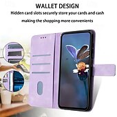 abordables Carcasas iPhone-teléfono Funda Para iPhone 16 Pro Max Plus iPhone 15 Pro Max Plus iPhone 14 13 12 11 Pro Max Plus Tarjetas billetera con Soporte Magnética con correa de muñeca Retro Cuero de PU