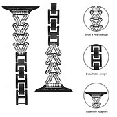 お買い得  Apple Watch Bands-Solo Loop と互換性があります Apple Watch ウォッチバンド 38mm 40mm 41mm 42mm 44mm 45mm 49mm ブリンブリンダイヤモンド メタルクラスプ 調整可 合金 交換用時計バンド のために iwatch Ultra 2 Series 9 8 7 SE 6 5 4 3 2 1