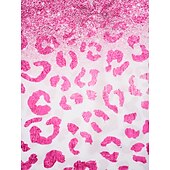 abordables Hauts d&#039;Art et de Design pour Femmes-Chemise femme basique néon et lumineux imprimé manches 3/4 hauts réguliers col en V décontractés rose bleu violet vert