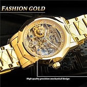 levne Mechanické hodinky-FORSINING Pánské mechanické hodinky luxusní velký ciferník venkovní obchodní duté skeleton automatické samo-navíjecí tourbillon luminiscenční nerezová ocel páskové hodinky