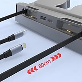 levne Nabíječky do auta-inteligentní dokovací stanice do auta typ-c pd 27w rychlá nabíječka usb extender dokovací stanice napájený splitter pro tesla model 3