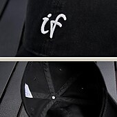 preiswerte Baseballkappe für Herren-Herren Cap Basecap Sonnenhut Kappe Schwarz Wein Polyester Bestickt Modisch Brautkleider schlicht Strasse Täglich Buchstabe Einstellbar Sonnenschutz Atmungsaktiv