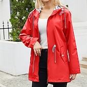 baratos Fleece &amp; Casacos 3 em 1-Mulheres Jaqueta Softshell Jaqueta de Trilha Ao ar livre A Prova de Vento Impermeável Jaqueta leve Jaqueta corta-vento Viajar Preto Amarelo Rosa claro Vermelho Azul Marinho