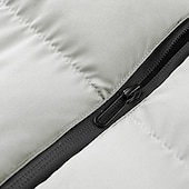 economico Gilet-Per uomo Gilet imbottito Quotidiano Casual Autunno &amp; Inverno Tasca con cerniera Poliestere Confortevole Semplice Cerniera Collo alla coreana Vestibilità regolare Nero Borgogna Cachi Blu scuro Gilet