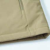 cheap Vests-Men&#039;s Hiking Vest Hiking Fleece Vest Sleeveless Vest Outdoor Thermal Warm Fleece Lining Comfortable Winter Pocket Double-sided Wear Polyester Black Army Green Navy Blue Hunting Fishing Climbing